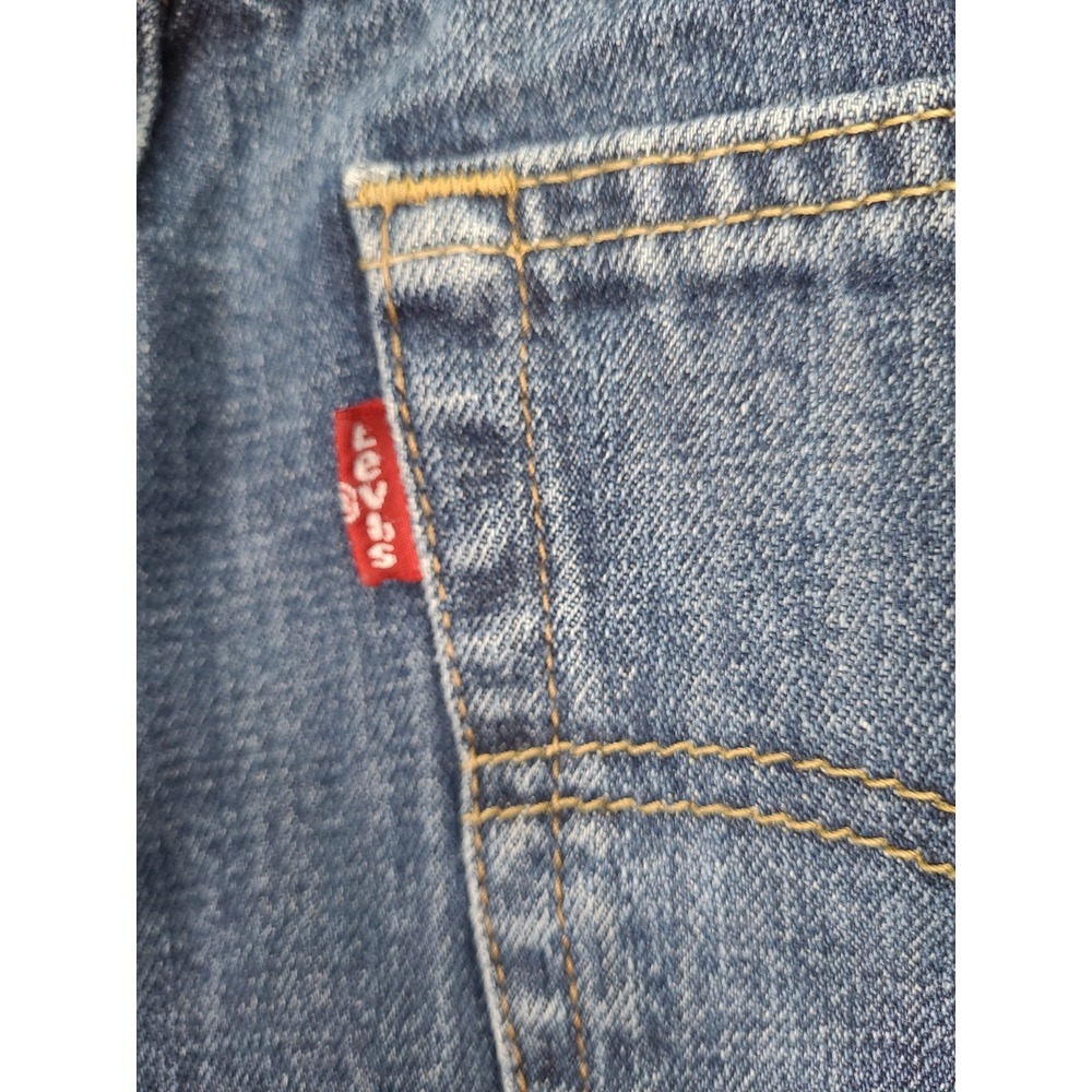 Levis 550 Jeans Boys Size 14R Regular Relaxed Fit Size 27x27 Blue Denim Kids - Picture 3 of 14